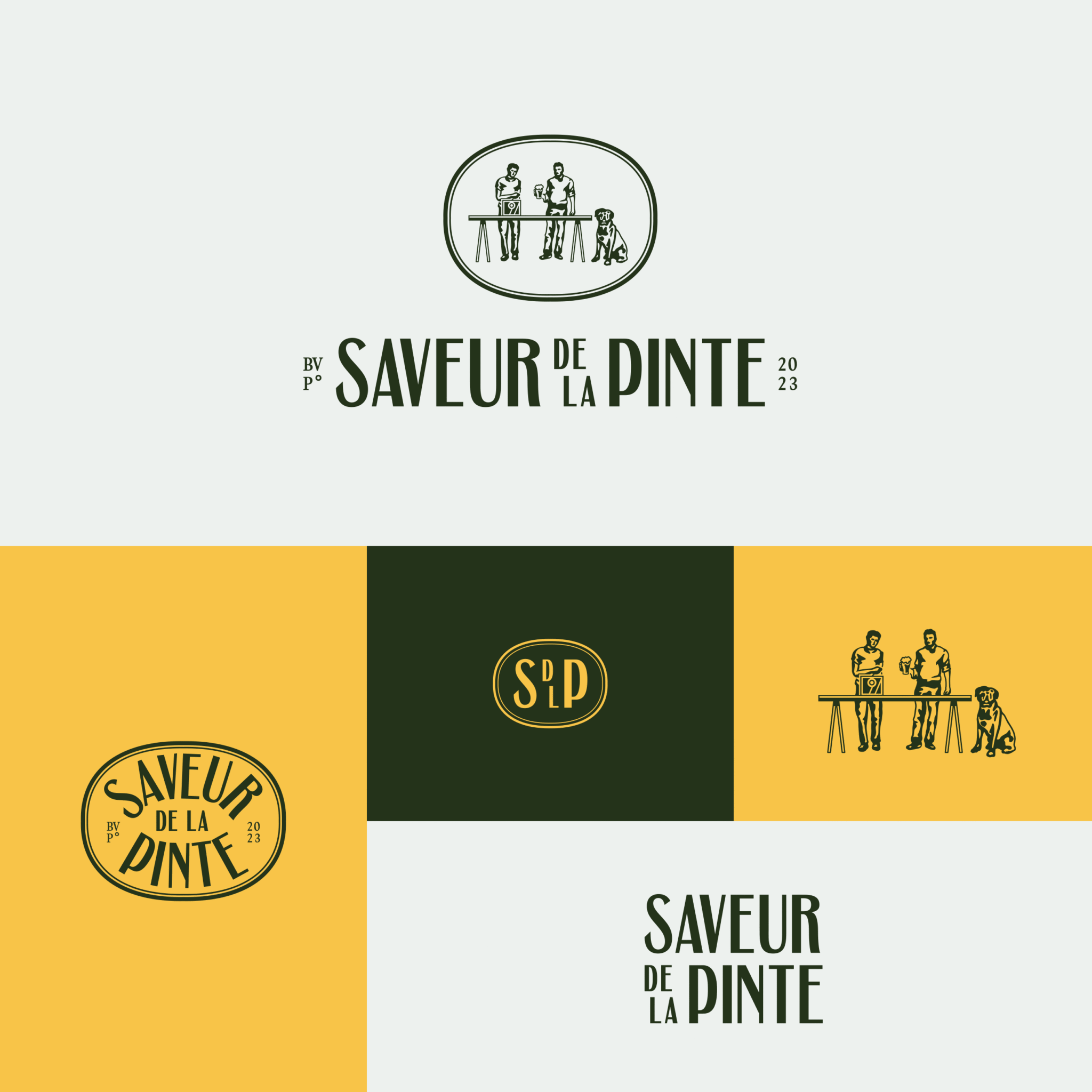 stand revente bière artisanales logo variations